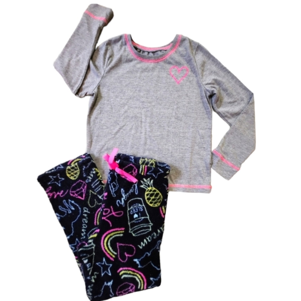 💕Cute Heart Print Pajama Set💕